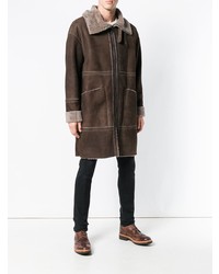 Manteau de fourrure marron foncé Desa 1972