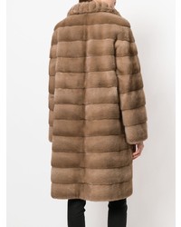 Manteau de fourrure marron Liska