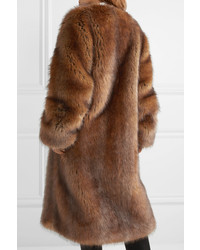 Manteau de fourrure marron Givenchy