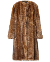 Manteau de fourrure marron Givenchy