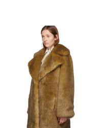 Manteau de fourrure marron Gucci