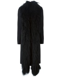 Manteau de fourrure noir Akris