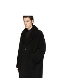 Manteau de fourrure noir Givenchy