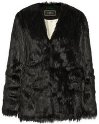 Manteau de fourrure noir By Malene Birger