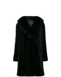 Manteau de fourrure noir Cara Mila