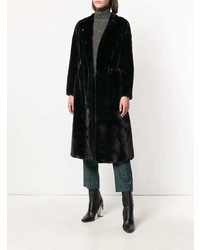 Manteau de fourrure noir Liska