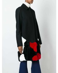 Manteau de fourrure noir MSGM