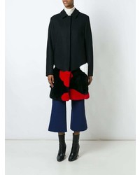 Manteau de fourrure noir MSGM