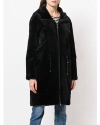 Manteau de fourrure noir Liska