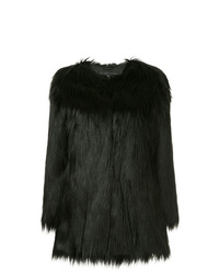 Manteau de fourrure noir Unreal Fur