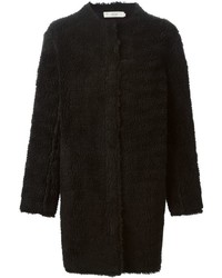 Manteau de fourrure noir Vanessa Bruno
