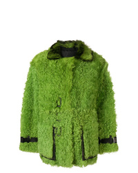 Manteau de fourrure vert Tom Ford
