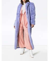 Manteau de fourrure violet clair Natasha Zinko