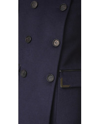 Manteau duveteux bleu marine Mackage