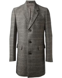 Manteau écossais gris