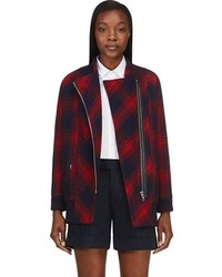 Manteau écossais rouge Band Of Outsiders