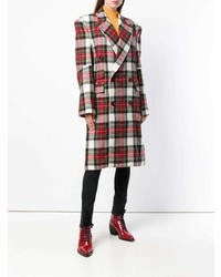 Manteau écossais rouge R13