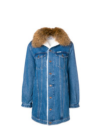 Manteau en denim bleu Forte Dei Marmi Couture