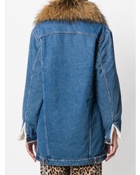 Manteau en denim bleu Forte Dei Marmi Couture