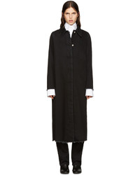Manteau en denim noir MM6 MAISON MARGIELA