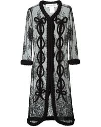 Manteau en dentelle noir Christian Dior