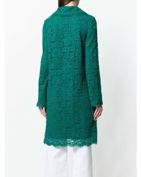 Manteau en dentelle vert Dolce & Gabbana