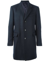 Manteau en laine bleu marine Dondup
