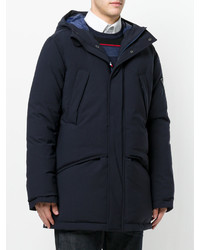 Manteau en laine bleu marine Rossignol