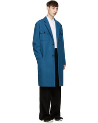 Manteau en laine bleu Marni
