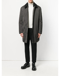 Manteau en laine gris foncé Jil Sander