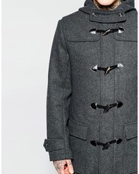 Manteau en laine gris foncé Original Penguin