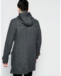 Manteau en laine gris foncé Original Penguin