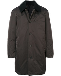 Manteau en laine gris foncé Jil Sander