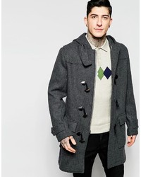 Manteau en laine gris foncé Original Penguin