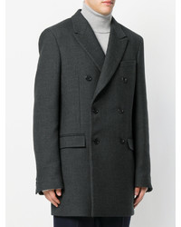 Manteau en laine gris foncé Jil Sander