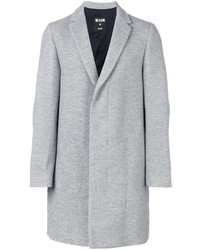 Manteau en laine gris MSGM