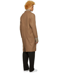 Manteau en laine marron clair Undecorated Man