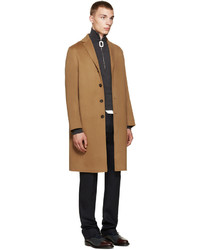 Manteau en laine marron clair Acne Studios