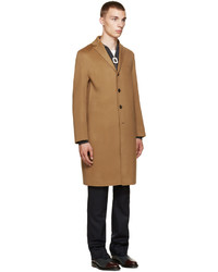 Manteau en laine marron clair Acne Studios