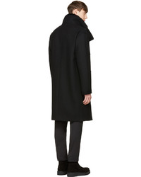 Manteau en laine noir Jil Sander