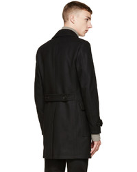 Manteau en laine noir Belstaff