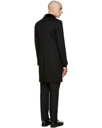 Manteau en laine noir Fendi