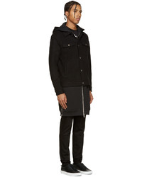 Manteau en laine noir Givenchy