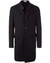 Manteau en laine noir Boglioli