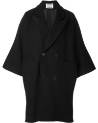 Manteau en laine noir Henrik Vibskov