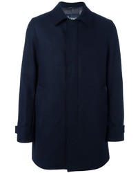 Manteau en laine noir Herno