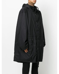 Manteau en laine noir Ann Demeulemeester