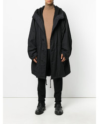 Manteau en laine noir Ann Demeulemeester