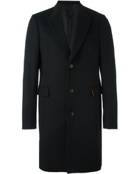 Manteau en laine noir Paul Smith