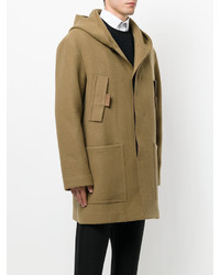 Manteau en laine olive Jil Sander